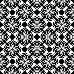 
Vector monochrome pattern, Abstract texture for fabric print, card, table cloth, furniture, banner, cover, invitation, decoration, wrapping.seamless repeating pattern.Black and 
white color.