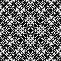 
Vector monochrome pattern, Abstract texture for fabric print, card, table cloth, furniture, banner, cover, invitation, decoration, wrapping.seamless repeating pattern.Black and 
white color.