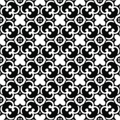 
Vector monochrome pattern, Abstract texture for fabric print, card, table cloth, furniture, banner, cover, invitation, decoration, wrapping.seamless repeating pattern.Black and 
white color.