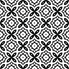 
Vector monochrome pattern, Abstract texture for fabric print, card, table cloth, furniture, banner, cover, invitation, decoration, wrapping.seamless repeating pattern.Black and 
white color.