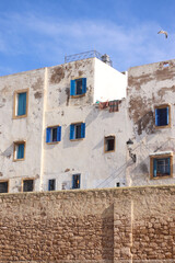 Fototapeta na wymiar Old building in medina at Safi city, Morocoo