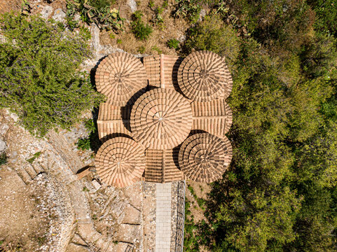 Stilo, Calabria, Italy. Aerial drone view.
