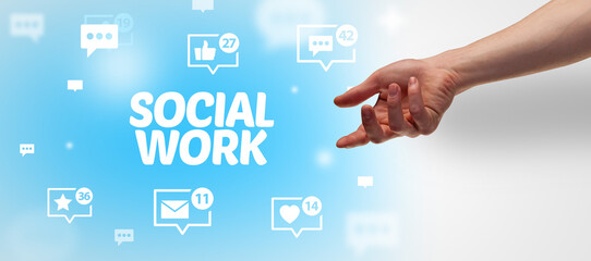 Close-Up Of Cropped Hand Pointing