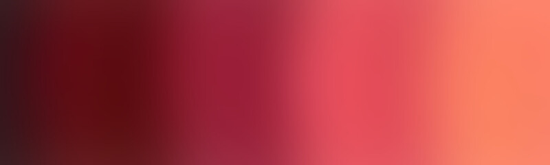 Wide abstract gradient background for design and text light carmine pink. Illustration gradient cherry red. Color simple blurred illustration.