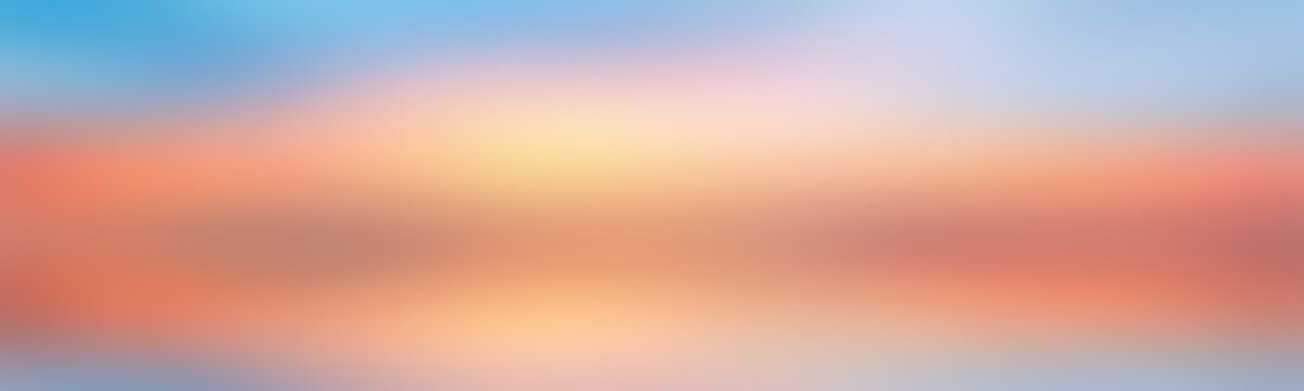 Wide abstract muted gradient, blurred, for background textures light copper orange. Abstract gradient texture dark pink beige. Gradient, chaos hue.