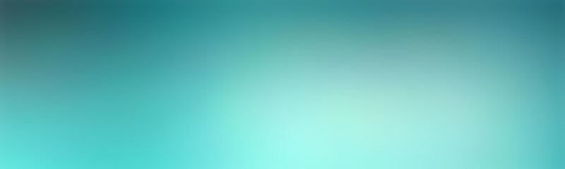 Wide colorful gradient moderate turquoise. Abstract blur gradient background for graphic design pale blue. Template and wallpaper to the screen of a tablet.