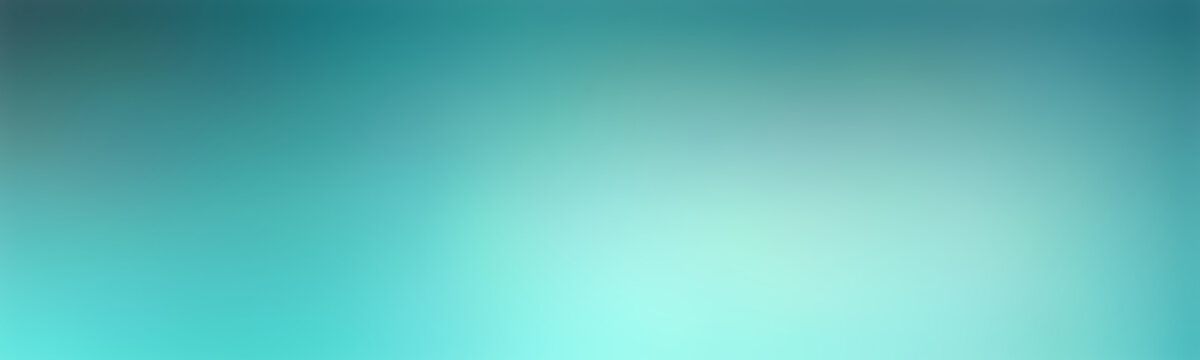Wide colorful gradient moderate turquoise. Abstract blur gradient background for graphic design pale blue. Template and wallpaper to the screen of a tablet.