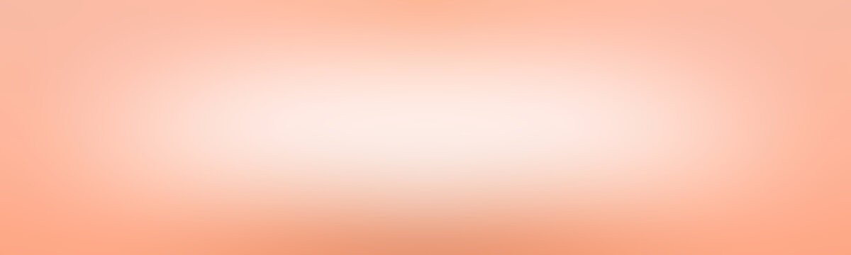 Wide gradient for creative project light coral. Colored empty background light gray brown. Colorful abstraction.