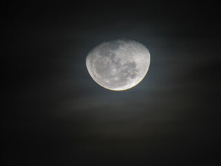 Naklejka premium full moon in the night sky