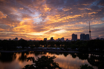 Fototapeta premium Ba Mau Lake in Hanoi, Vietnam