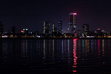 Fototapeta premium West Lake Night Hanoi, Vietnam.