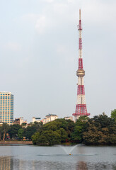 Obraz premium Radio Tower in Hanoi, Vietnam.