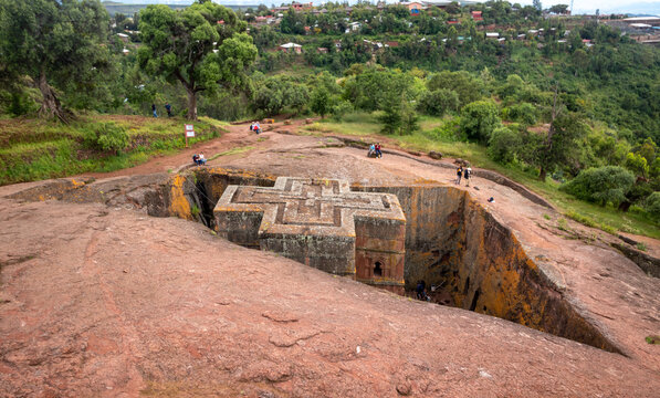 Rock Hewn Churches in Lalibela, Ethiopia.