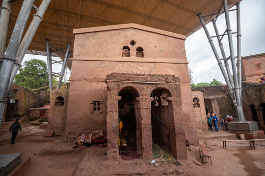 Rock Hewn Churches in Lalibela, Ethiopia.