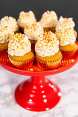 Pumpkin spice cupcake
