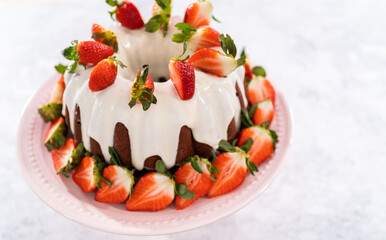 Red velvet bundt cake