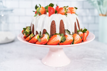 Red velvet bundt cake