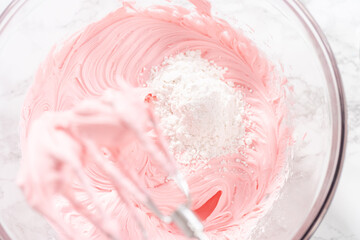 Mermaid themed 3 layer vanilla cake