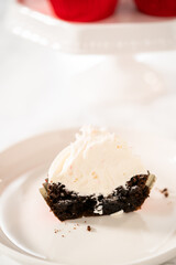 Chocolate peppermint cupcakes