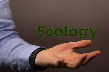 Eco green energy. Mixed media ecology