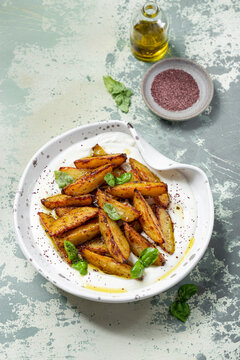 baked potato wedges with whipped feta cheese