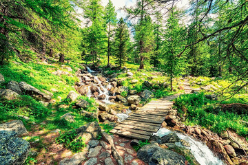 Mercantour National Park in France