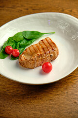 sliced beef steak