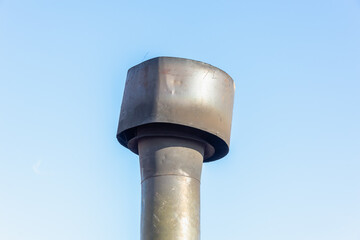 Chimney from the stove of the soldiers' field kitchen.