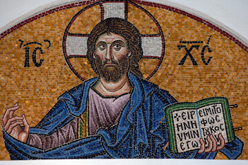 mosaic of jesus christ