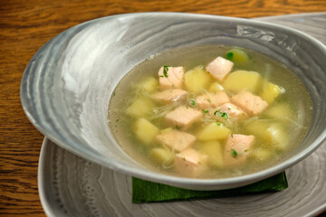 Homemade chicken soup