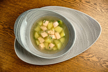 Homemade chicken soup