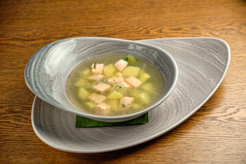 Homemade chicken soup