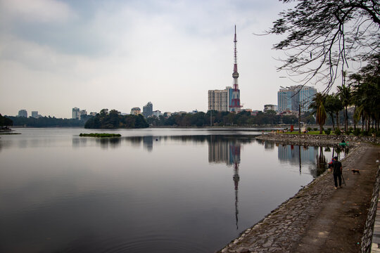 Park in Hanoi, Vietnam