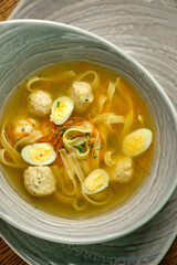 Homemade chicken soup