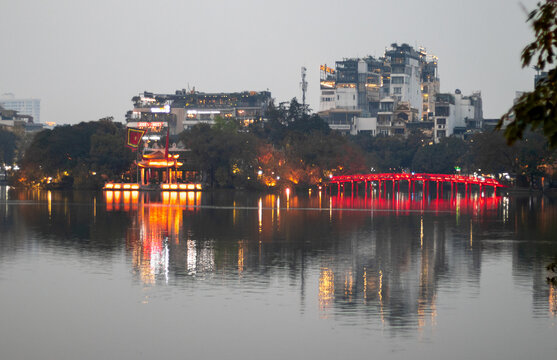 Ngoc Son Temple in Hanoi, Vietnam
