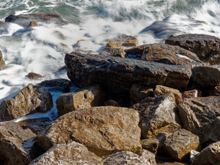 Long exposure of meditteranean sea