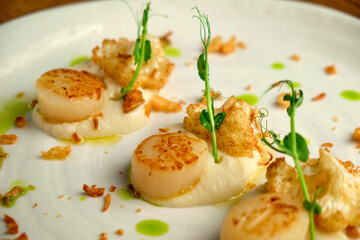 Cutlets of white fish