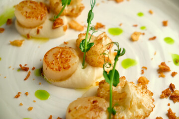 Cutlets of white fish