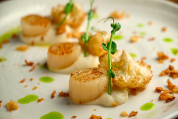 Cutlets of white fish
