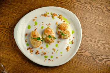 Cutlets of white fish