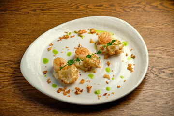 Cutlets of white fish