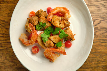 Fried Organic Coconut Shrimp