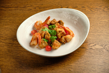 Fried Organic Coconut Shrimp