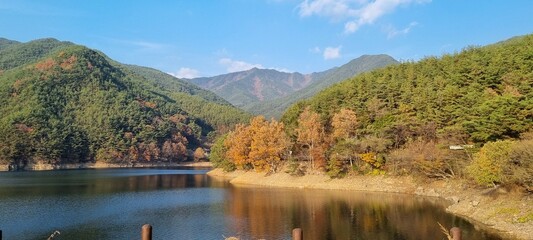 autumn in the mountains