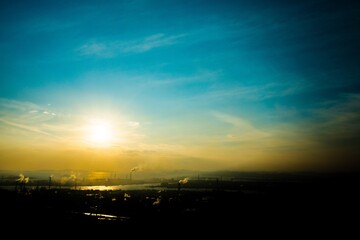 夕日