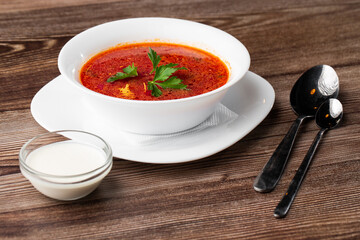 Borsht, bortsch, borshch, borscht. Soup, associated with cuisine of Eastern and Central Europe, especially Ukraine, Russia and Poland