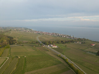 Fototapeta premium Hagnau am Bodensee - Luftbild - Drohne