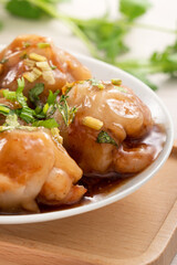 Bawan (Ba wan), Taiwanese meatball delicious street food.