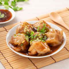 Bawan (Ba wan), Taiwanese meatball delicious street food.