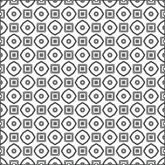 Vector monochrome pattern, Abstract texture for fabric print, card, table cloth, furniture, banner, cover, invitation, decoration, wrapping.Repeating geometric tiles with stripe elements.